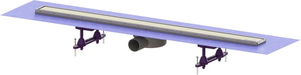 Kessel Linearis Compact sprchový odtok 95 cm ocel 45600.65FM
