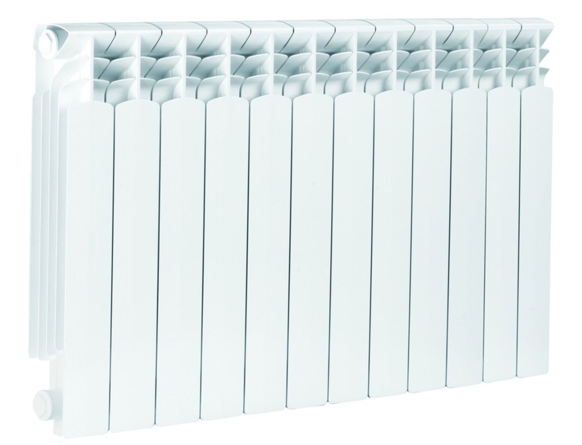 KFA Armatura G500F pokojový radiátor 57.2x96.6 cm podłączenie boční bílá 789-120-44