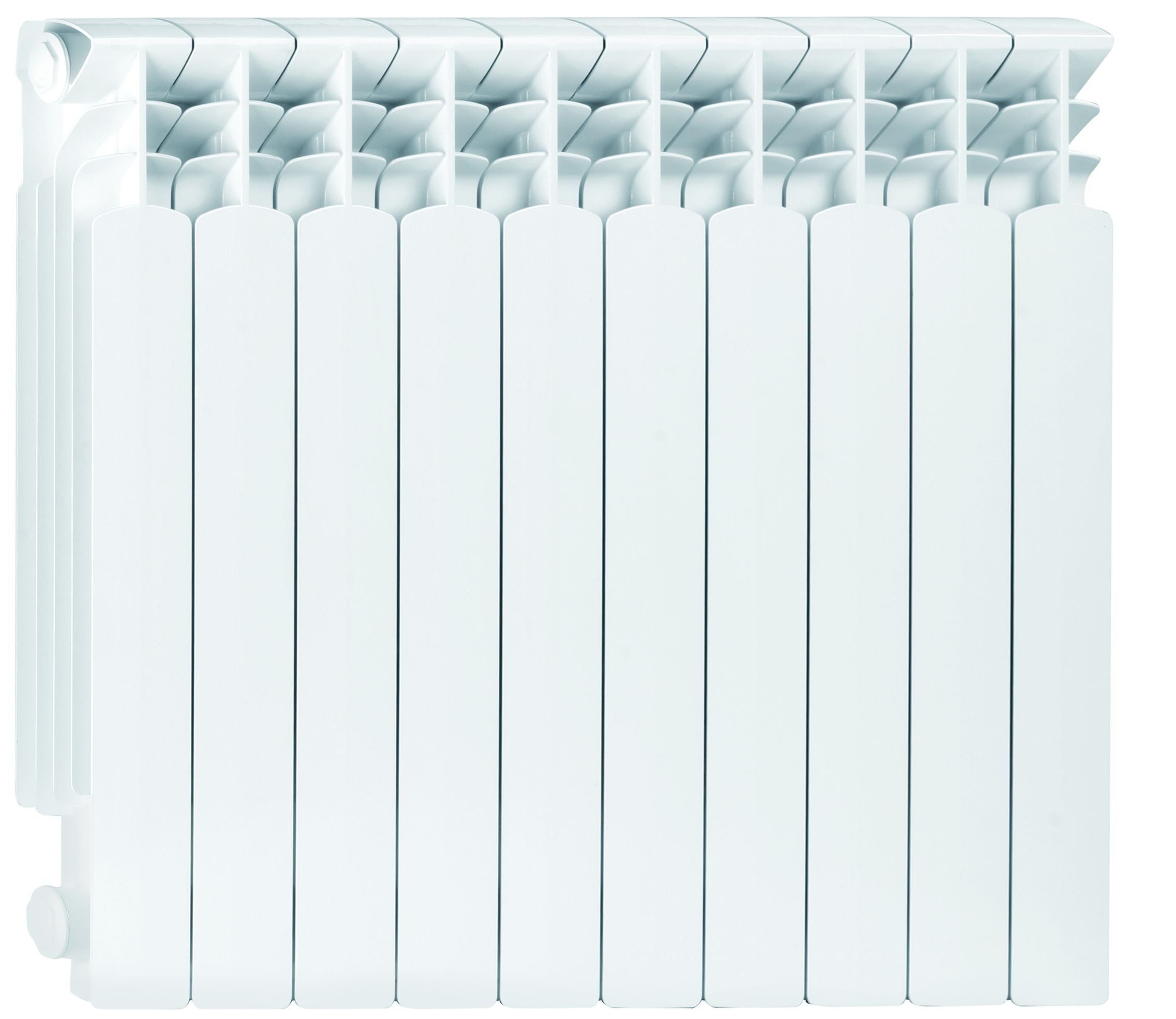 KFA Armatura G500F pokojový radiátor 57.2x80.5 cm podłączenie boční bílá 789-100-46