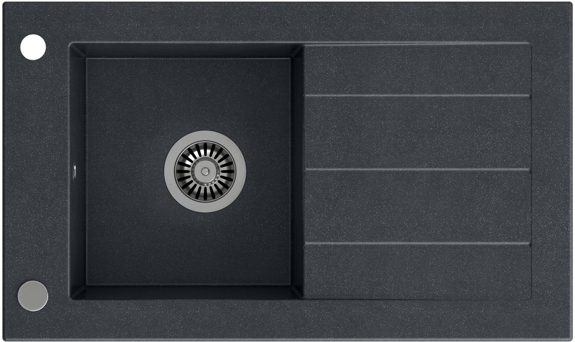 Quadron Will dřez graniteq 77.2x46 cm černá HCQW7846CZK