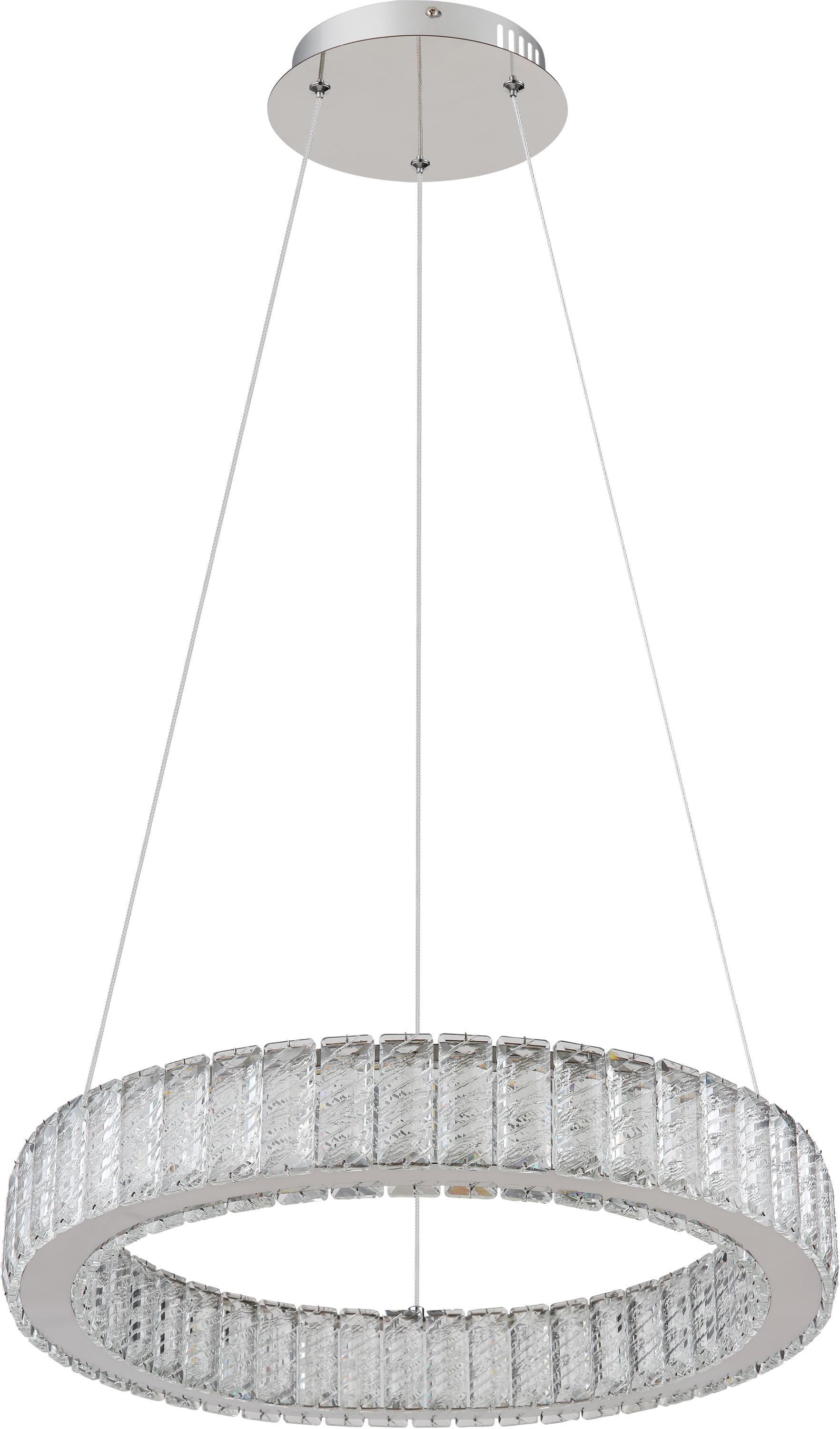 Globo Lighting Mucky závěsné svítidlo 1x50 W chrom-křišťálová 67162-50