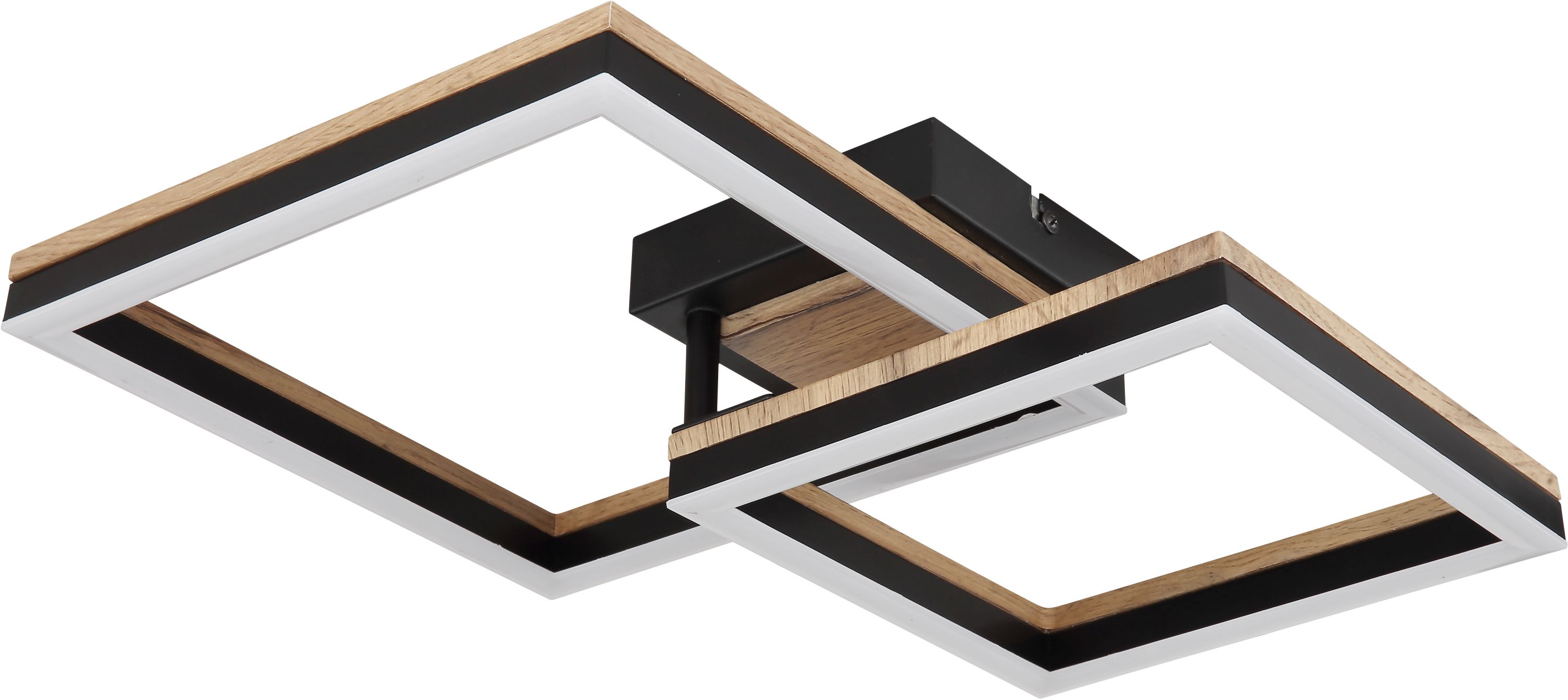 Globo Lighting Beatrix stropní světlo 2x18 W černá-dřevo 67297D2