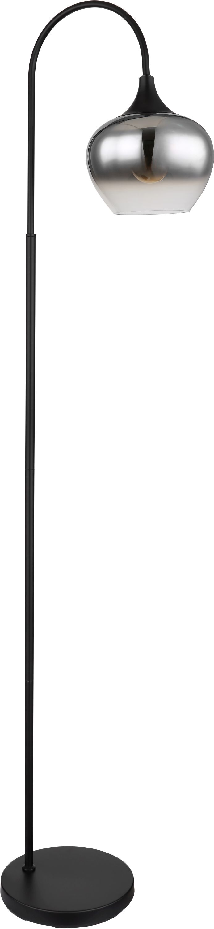 Globo Lighting Maxy stojací lampa 1x40 W černá-kouřová 15548S