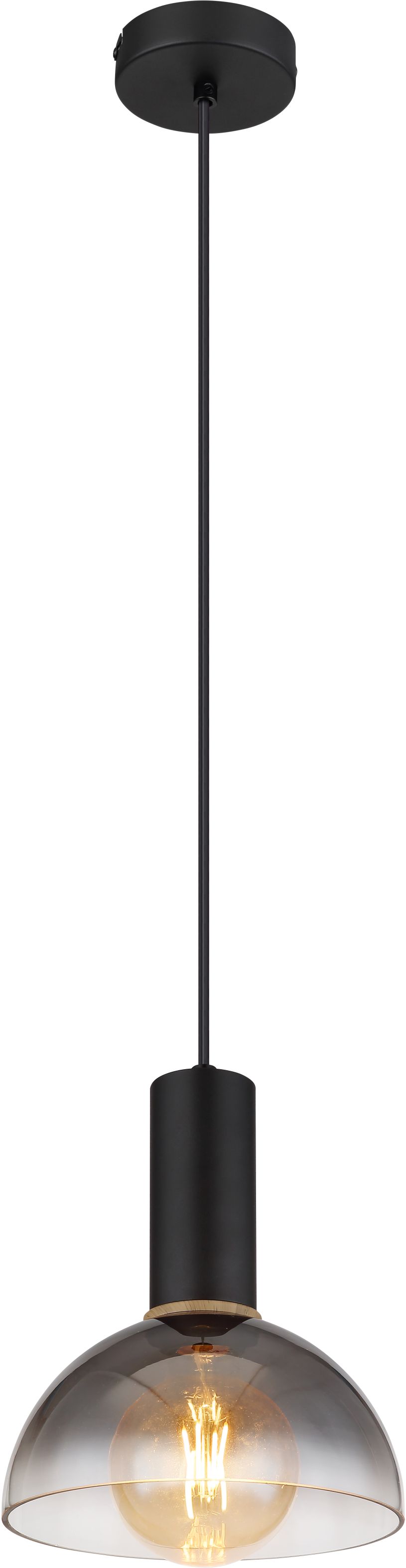 Globo Lighting Classis závěsné svítidlo 1x15 W černá 15551H1