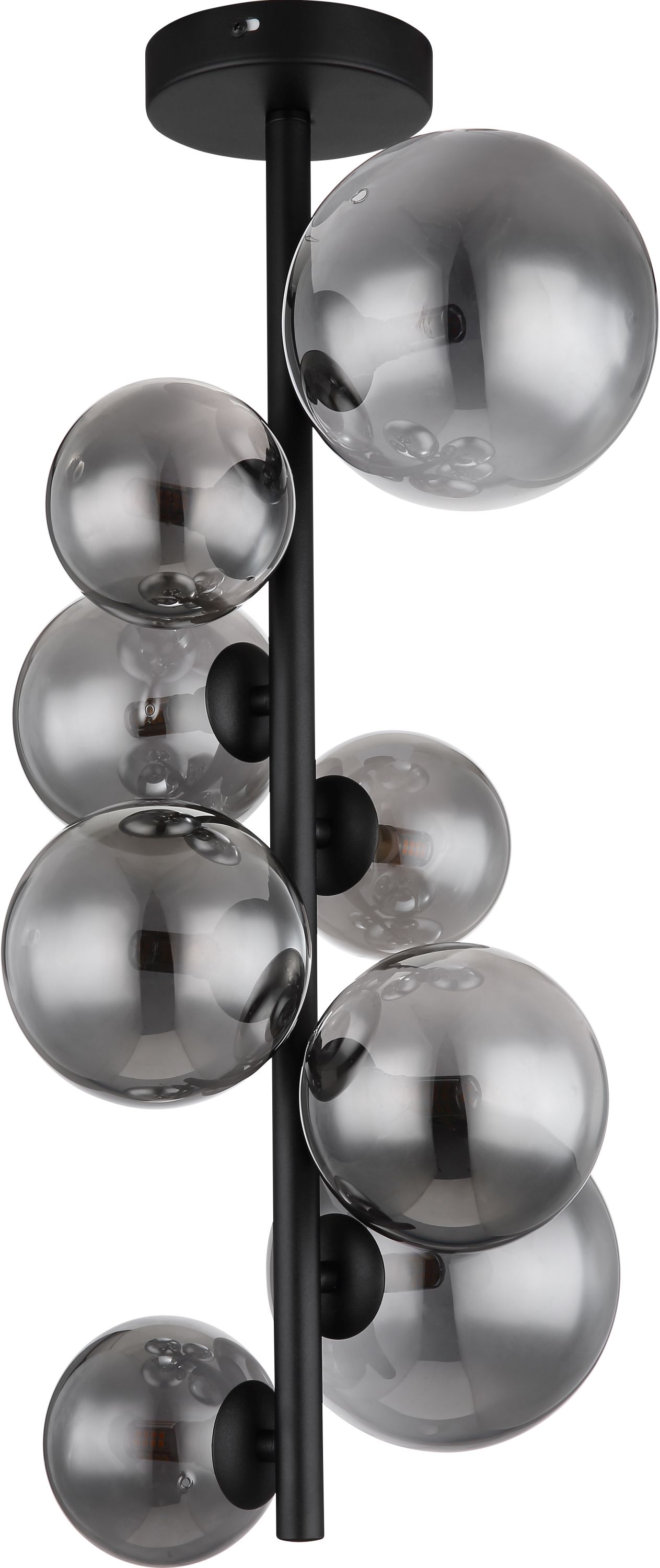 Globo Lighting Riha stropní světlo více než 6x3.5 W černá-kouřová 56133-8D