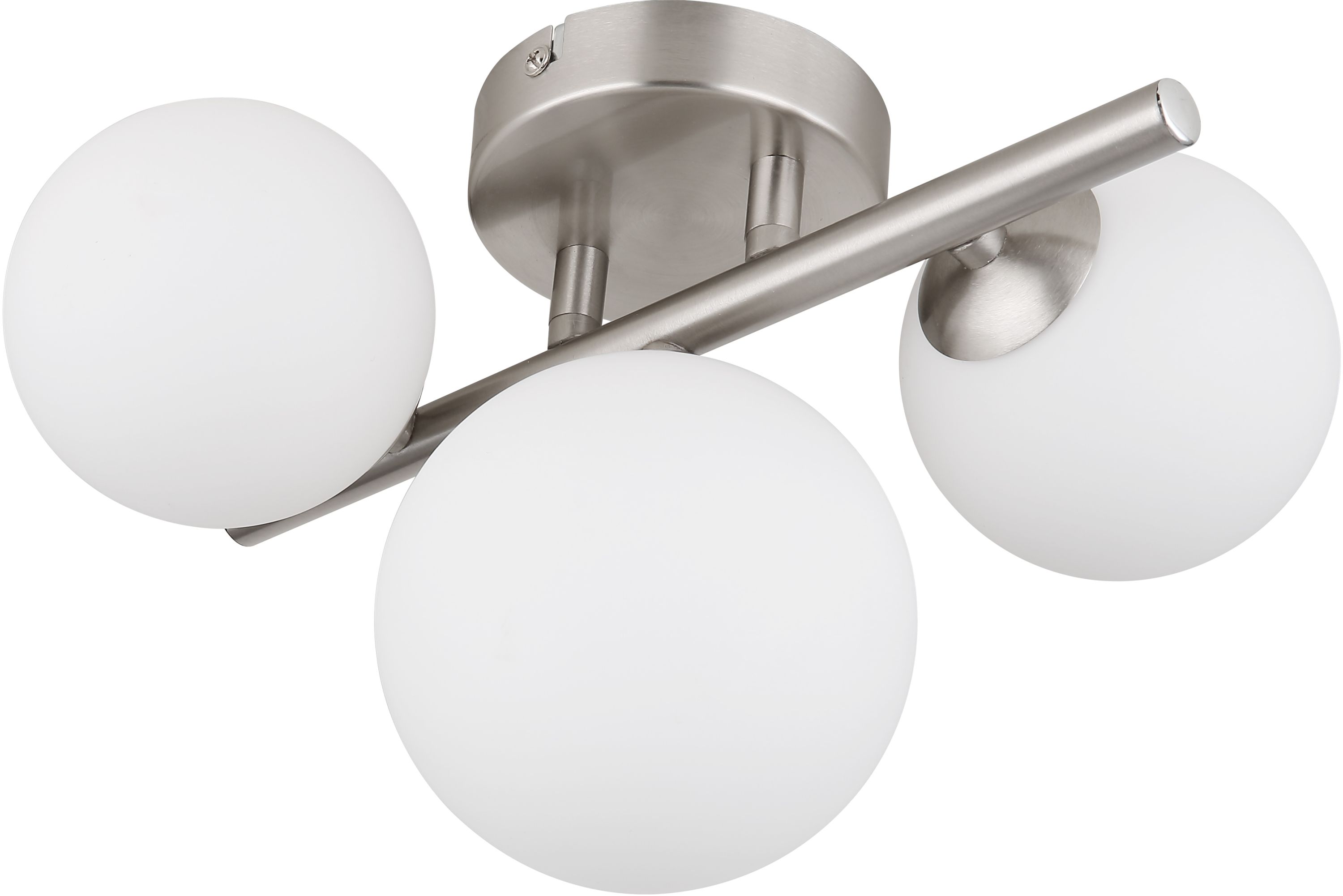 Globo Lighting Riha nástěnné svítidlo 3x3.5 W bílá-nikl 56140-3W