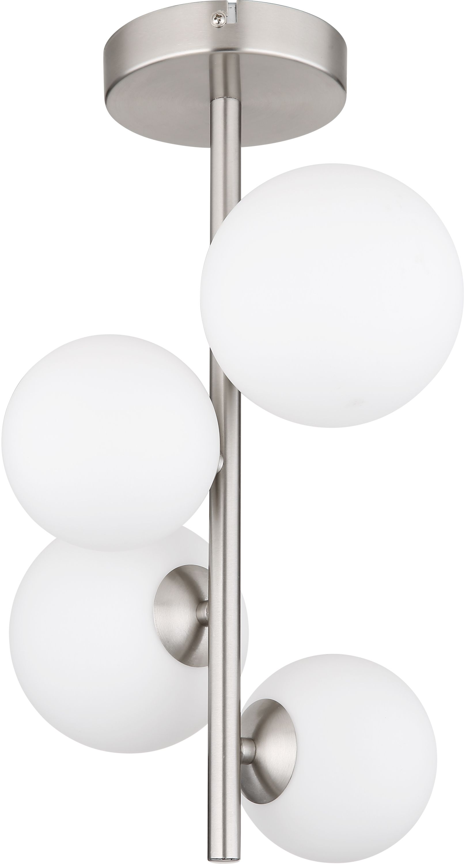 Globo Lighting Riha stropní světlo 4x3.5 W bílá-nikl 56140-4D