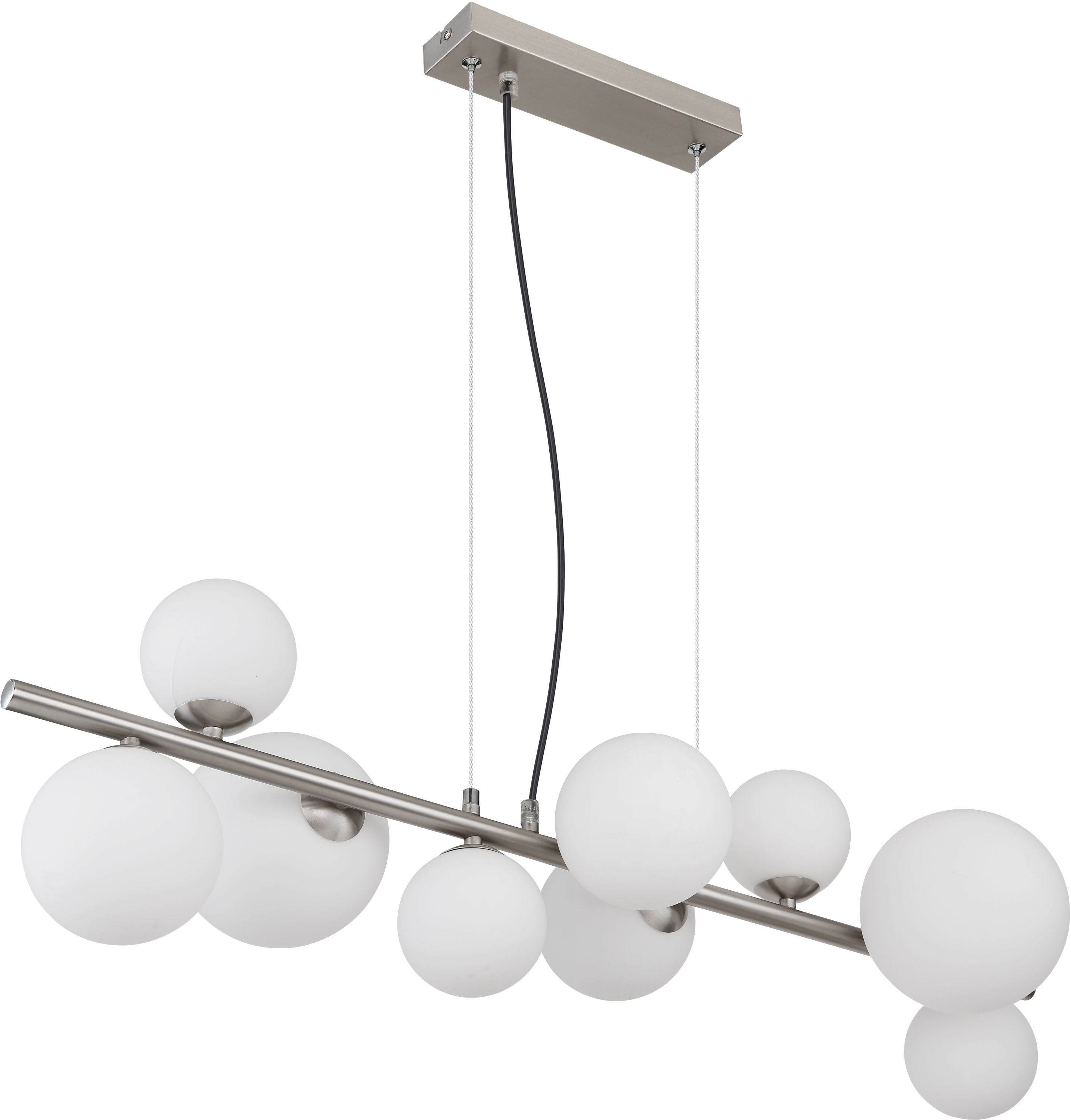 Globo Lighting Riha závěsné svítidlo x3.5 W bílá-nikl 56140-9H