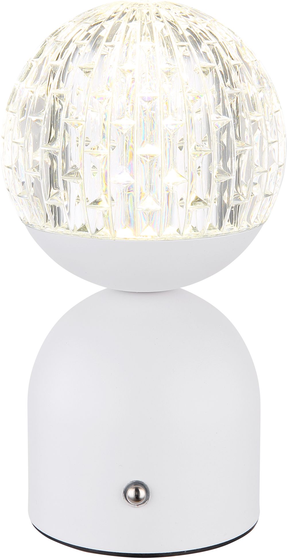 Globo Lighting Julsy stolní lampa 1x2.5 W bílá-průhledná 21007W