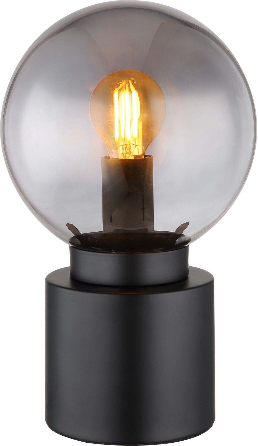 Globo Lighting Marka stolní lampa 1x25 W černá-kouřová 21003B