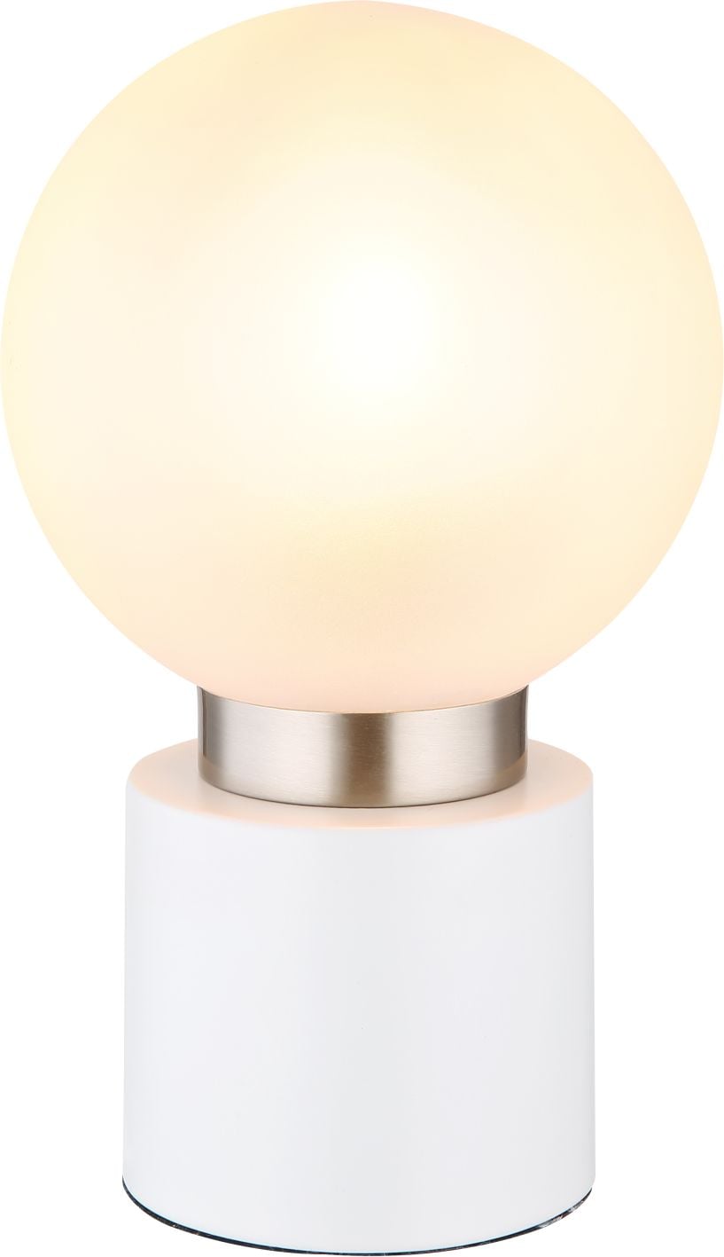 Globo Lighting Marka stolní lampa 1x25 W bílá-satén 21003WN