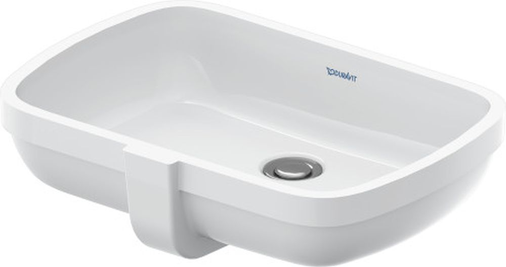 Duravit Qatego umyvadlo 48x32 cm obdélníkový pod pult bílá 0398482028