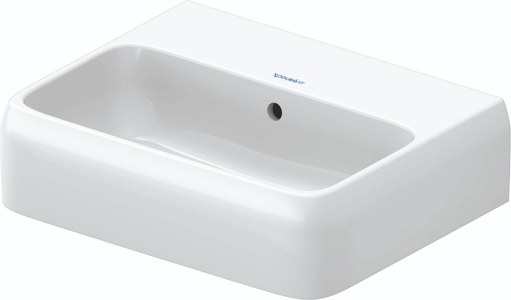 Duravit Qatego umyvadlo 45x35 cm obdélníkový na pult bílá 0746450060