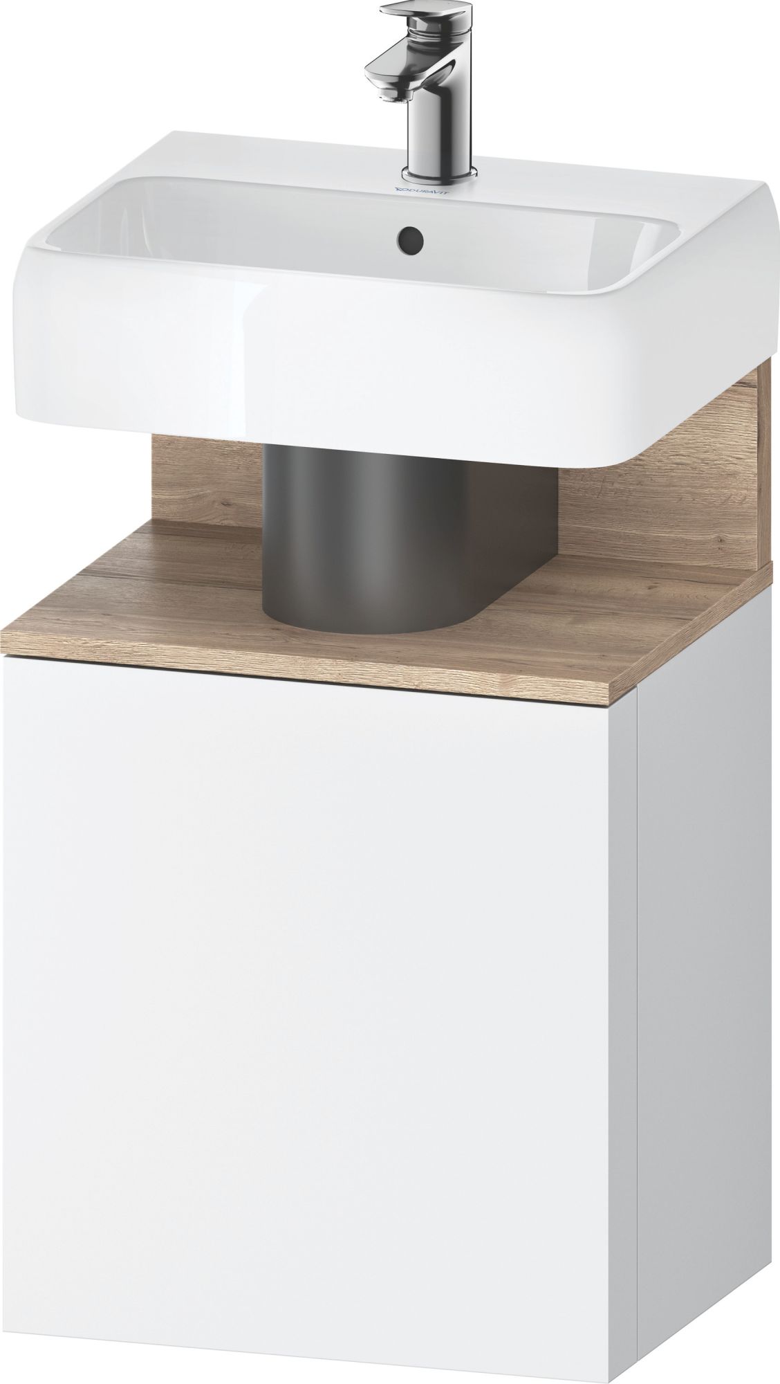 Duravit Qatego skříňka 44x35x64.5 cm pod umyvadlo závěsná bílá-dub QA4076R55180000