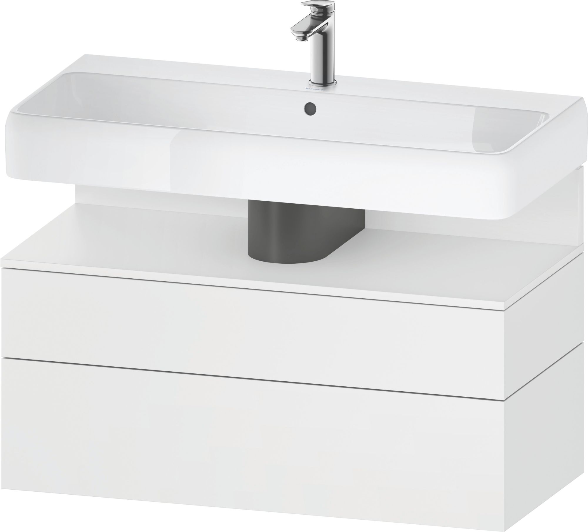 Duravit Qatego skříňka 99x47x59 cm závěsná pod umyvadlo bílá QA4395018180010