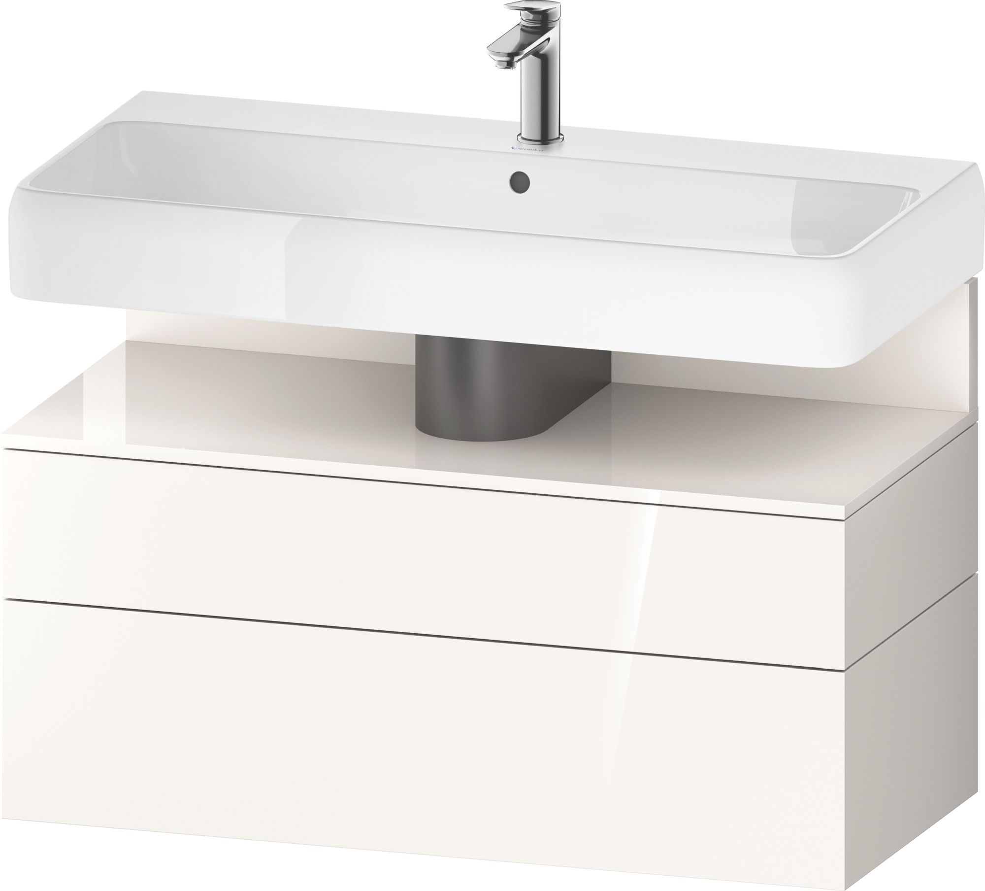 Duravit Qatego skříňka 99x47x59 cm pod umyvadlo závěsná bílá QA4395022220010