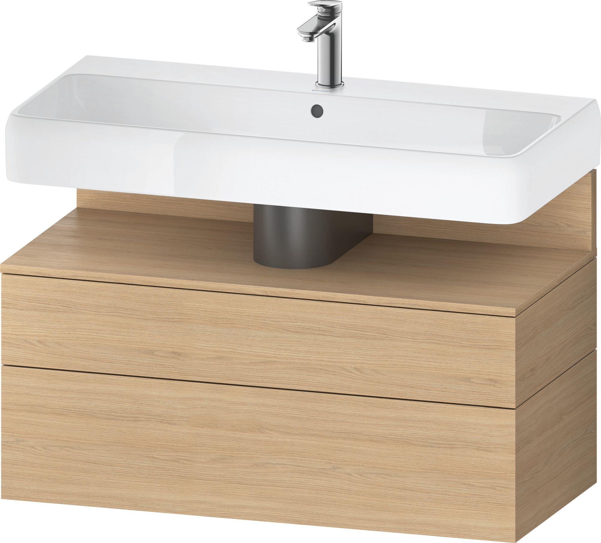 Duravit Qatego skříňka 99x47x59 cm pod umyvadlo závěsná dub QA4395030300010