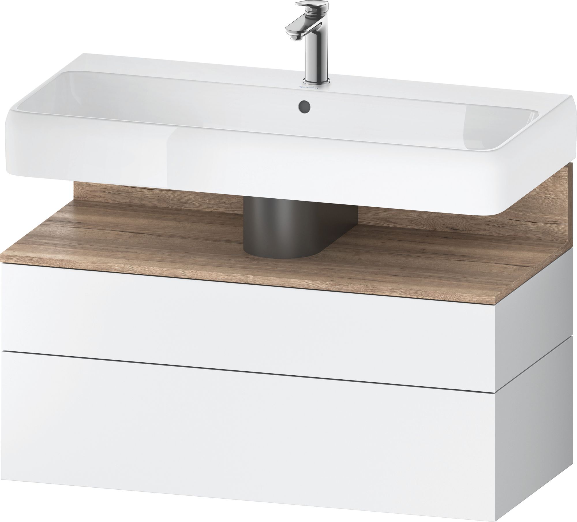 Duravit Qatego skříňka 99x47x59 cm závěsná pod umyvadlo bílá-dub QA4395055180010