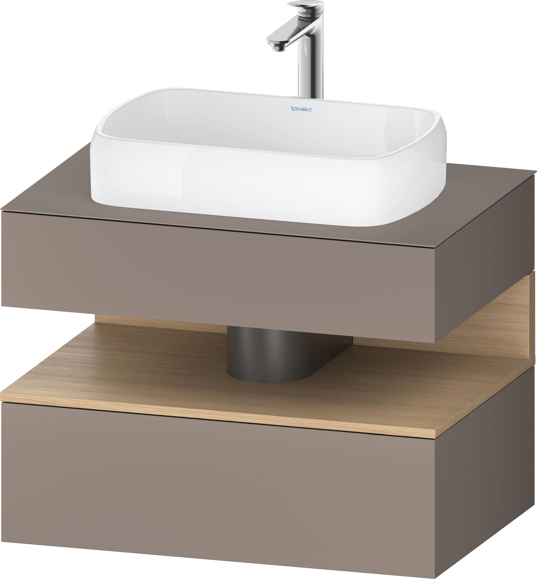 Duravit Qatego skříňka 80x55x60 cm závěsná pod umyvadlo dub QA4730030430010