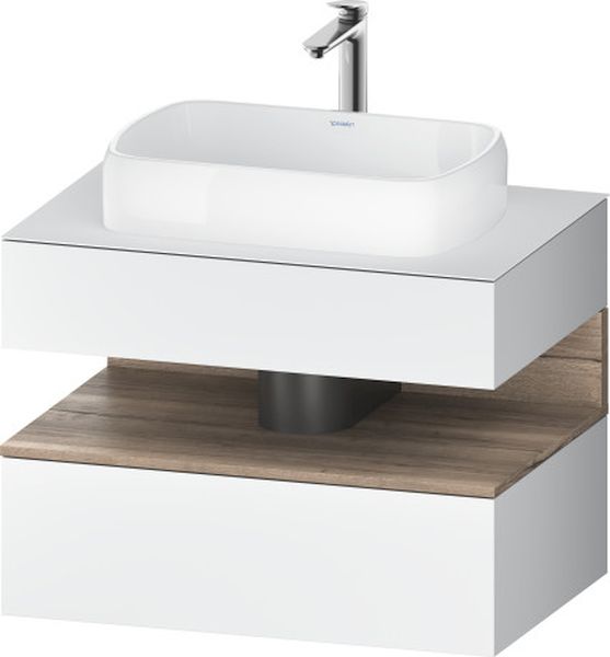 Duravit Qatego skříňka 80x55x60 cm závěsná pod umyvadlo bílá-dub QA4730055180000