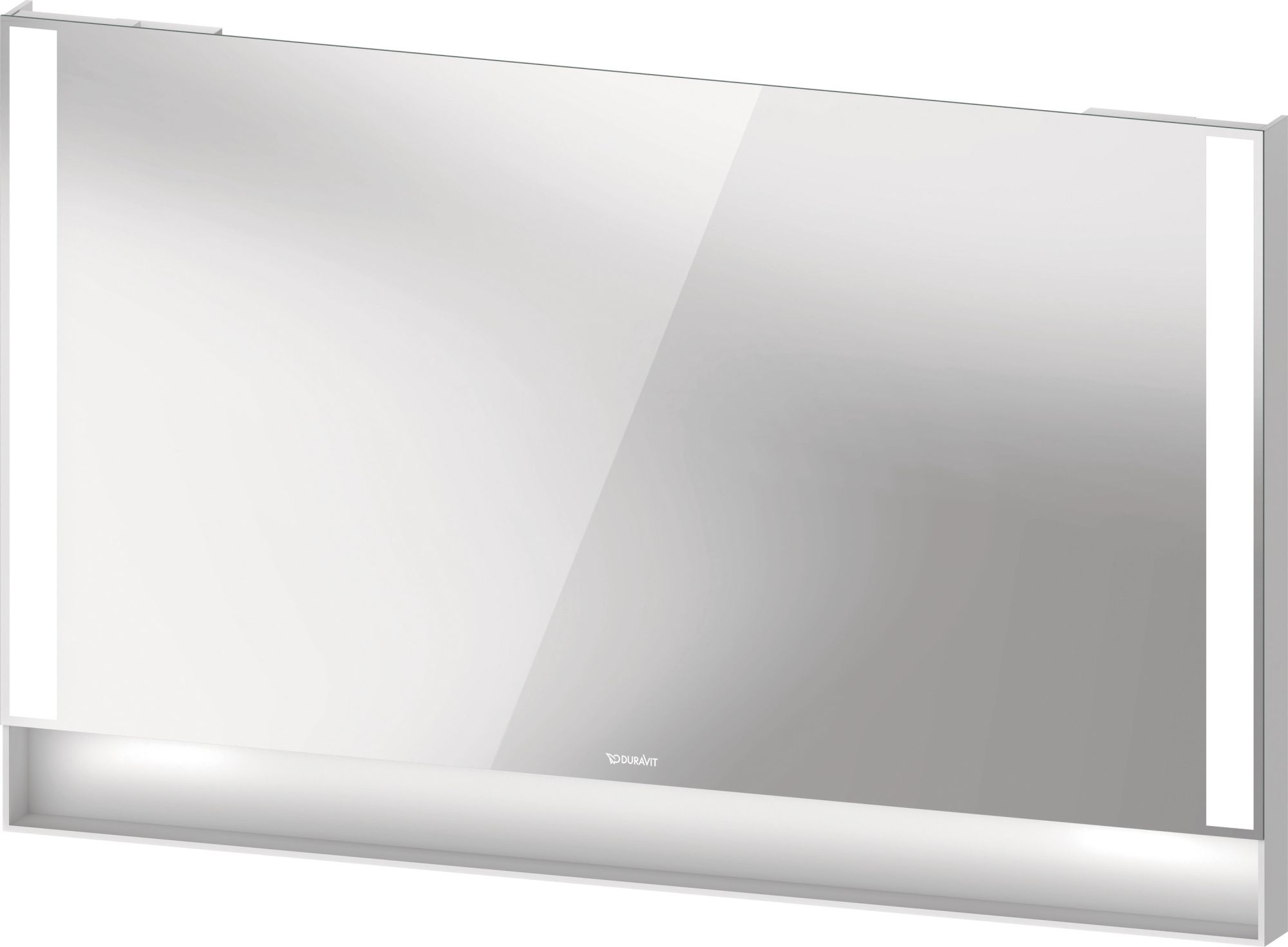 Duravit Qatego zrcadlo 120x75 cm obdélníkový s osvětlením bílá QA7084018180000