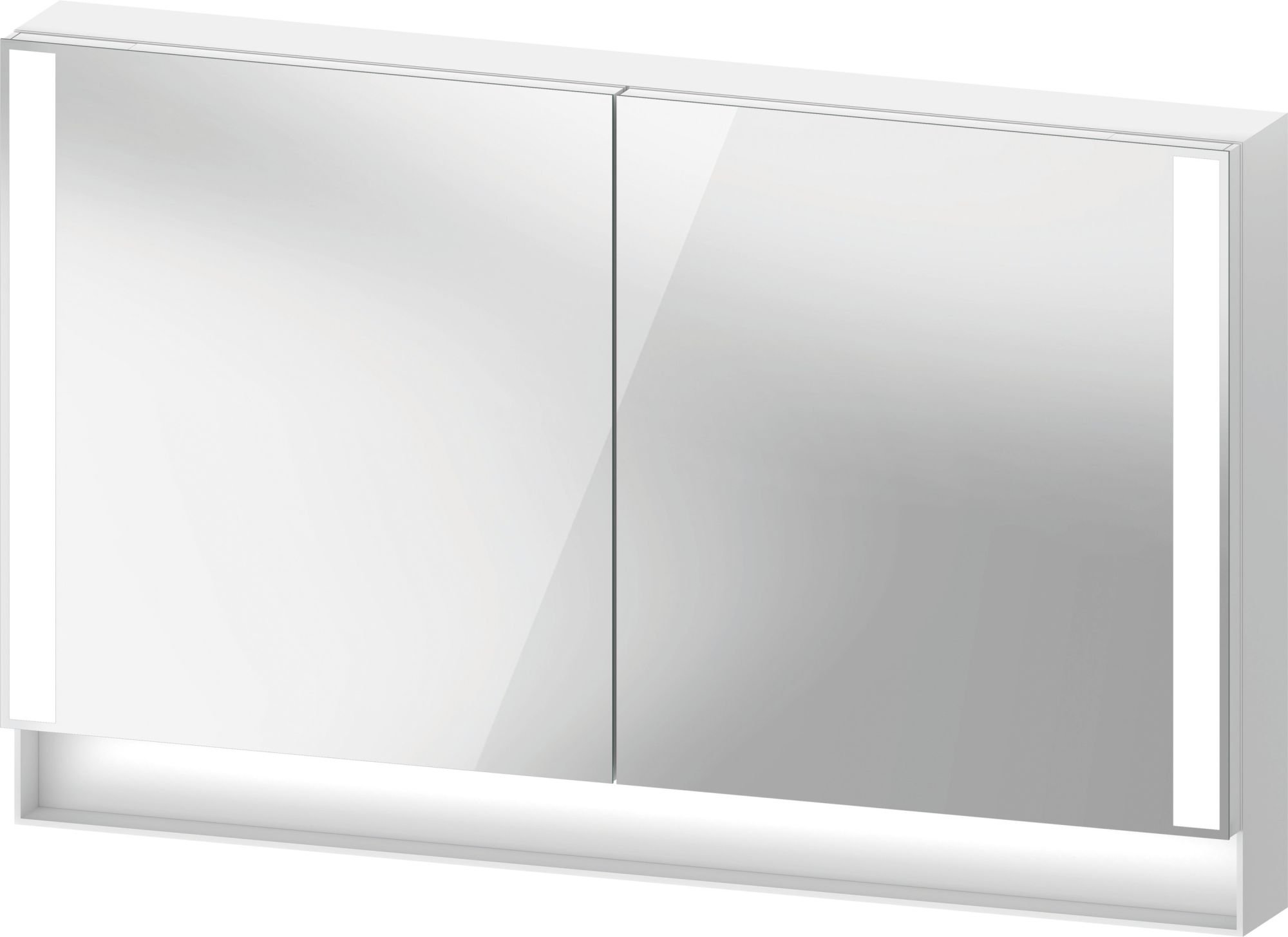 Duravit Qatego skříňka 120x15.5x75 cm se zrcadlem bílá QA7153018181010