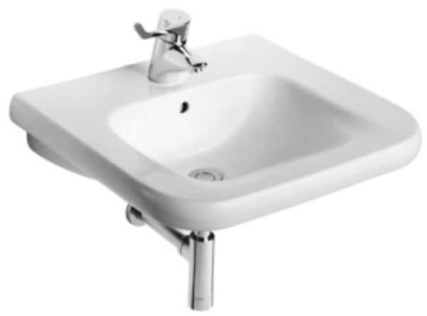 Ideal Standard Contour 21 umyvadlo 55x54 cm obdélníkový klasický pro osoby se zdravotním postižením bílá S216501