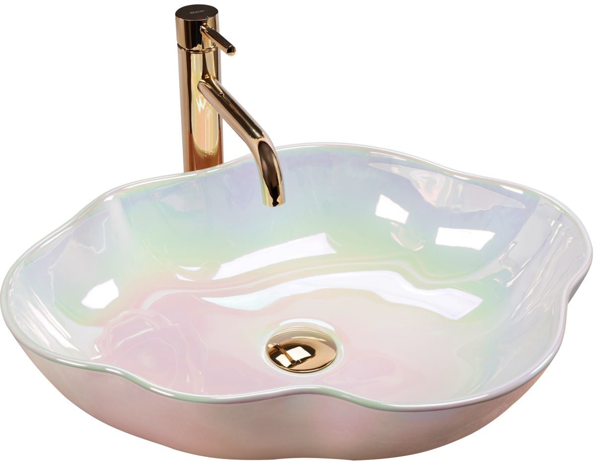 Rea Pearl umyvadlo 50.5x38 cm na pult REA-U3309