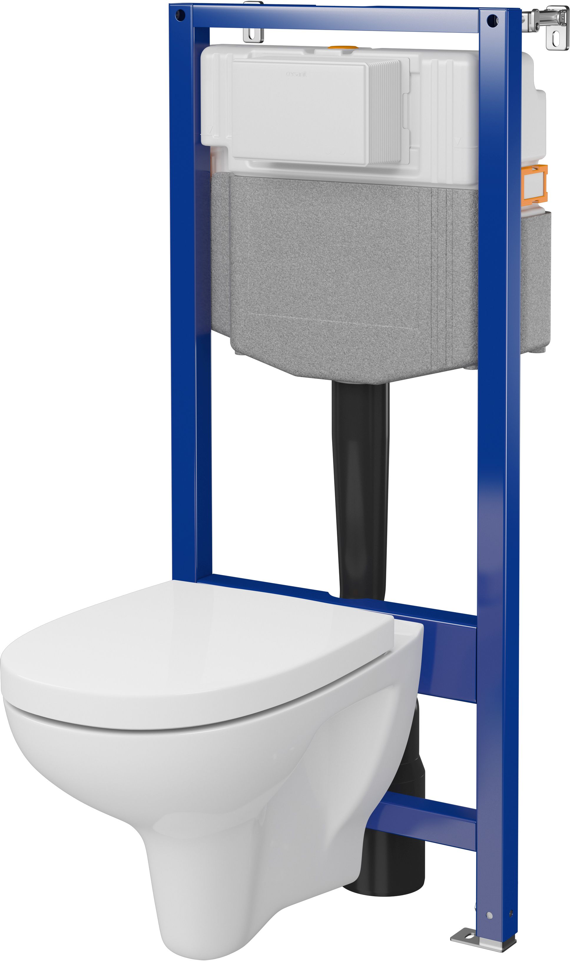 Cersanit Arteco sada podomítkový wc modul + mísa + prkénko S701-815