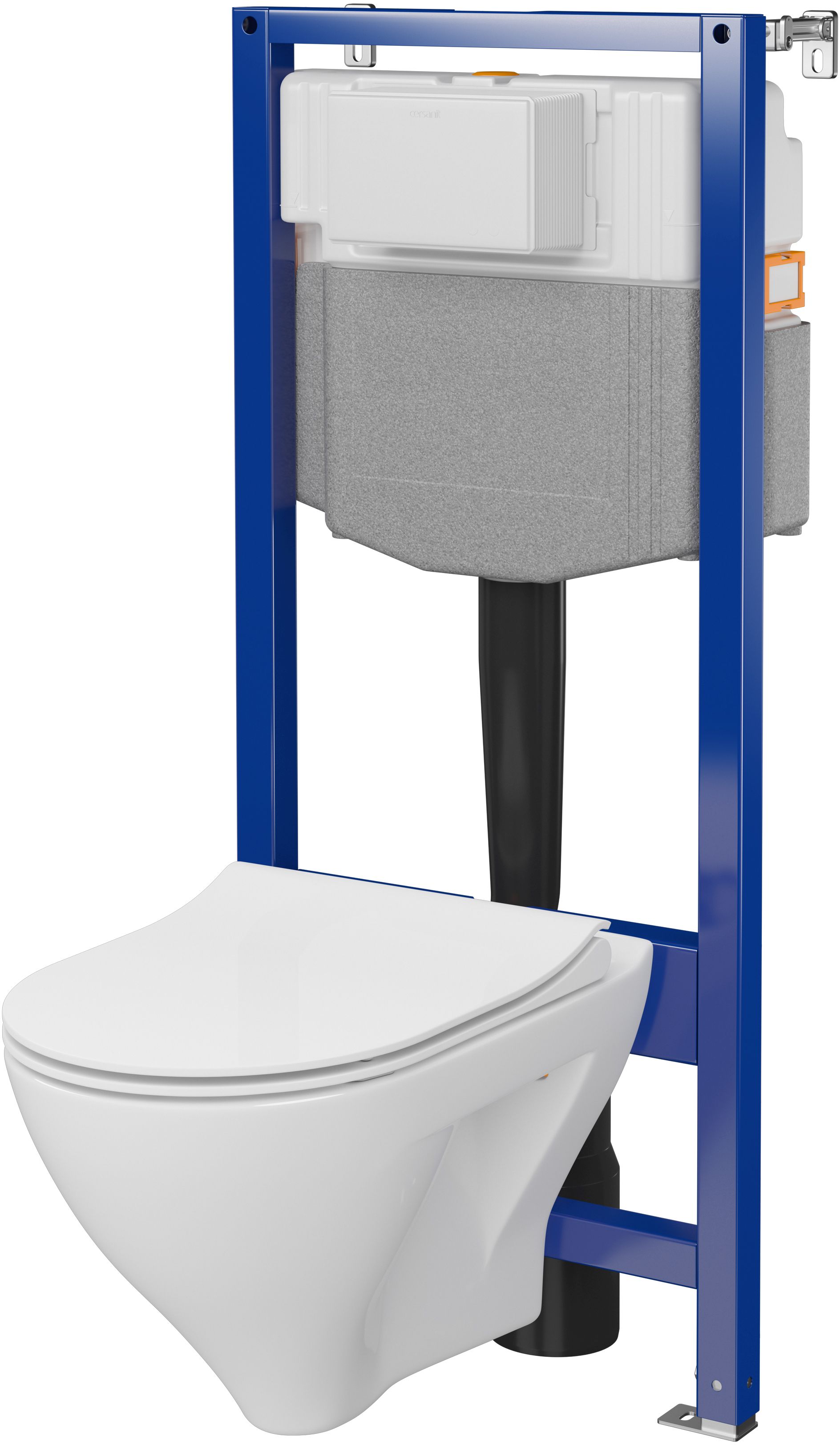 Cersanit Mille sada wc rám s mísou a sedátkem S701-821