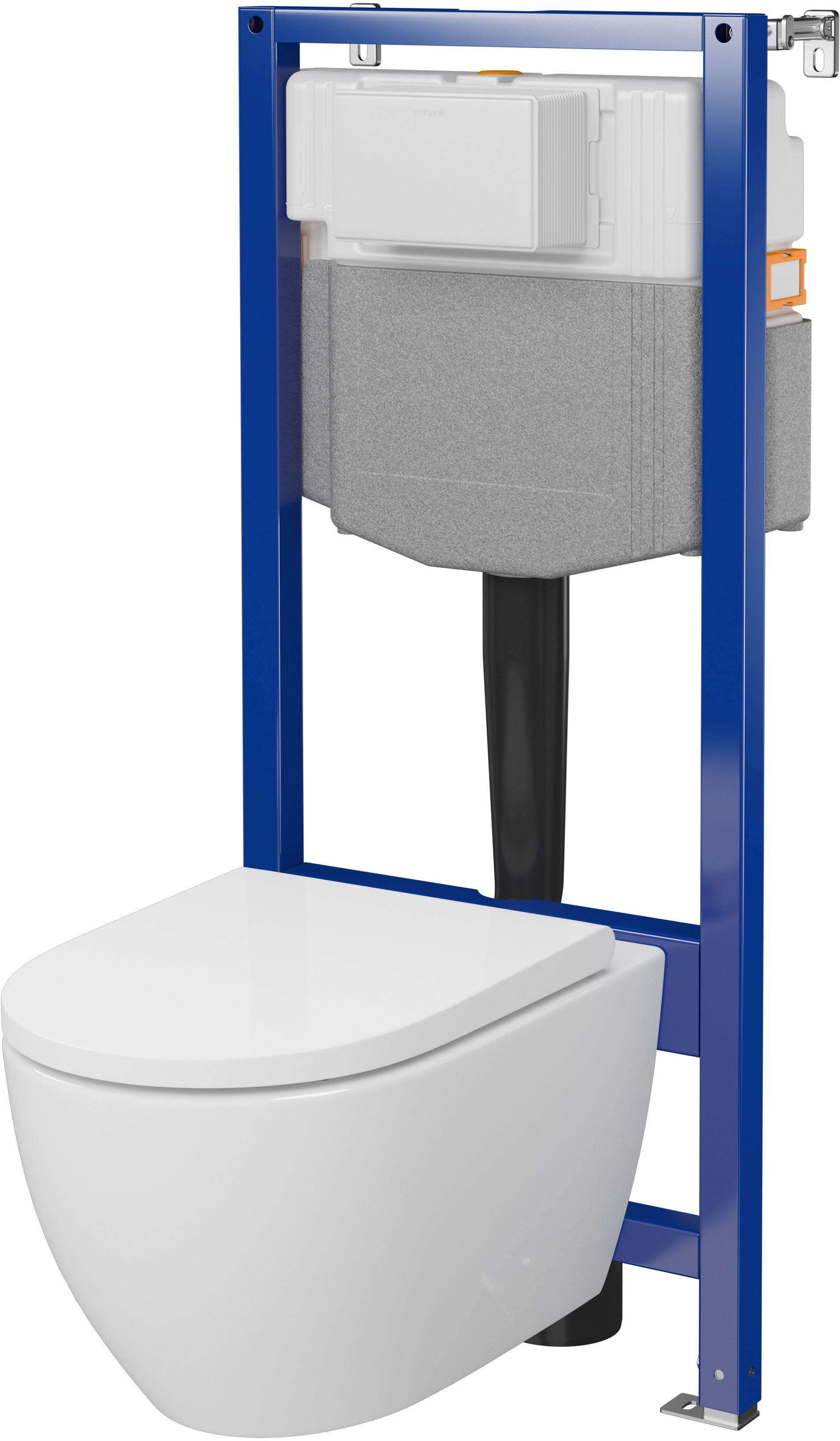 Cersanit Zen sada podomítkový wc modul + mísa + prkénko S701-799