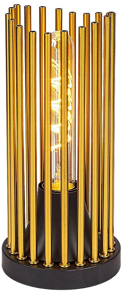 Rabalux Roxas stolní lampa 1x40 W černá-měděná 74021