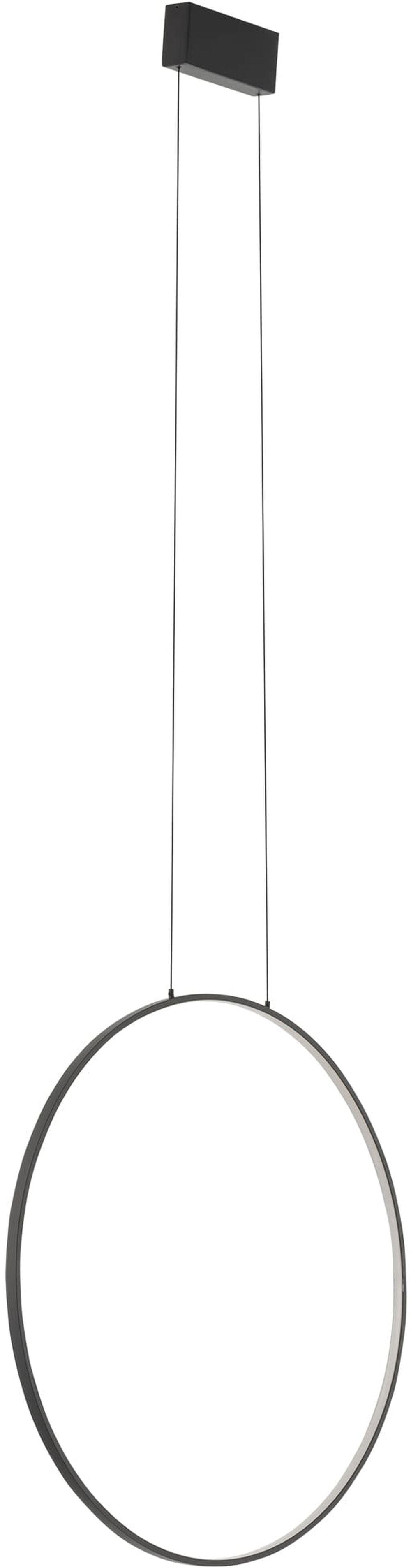 Nowodvorski Lighting Circolo závěsné svítidlo 1x21 W černá 10861