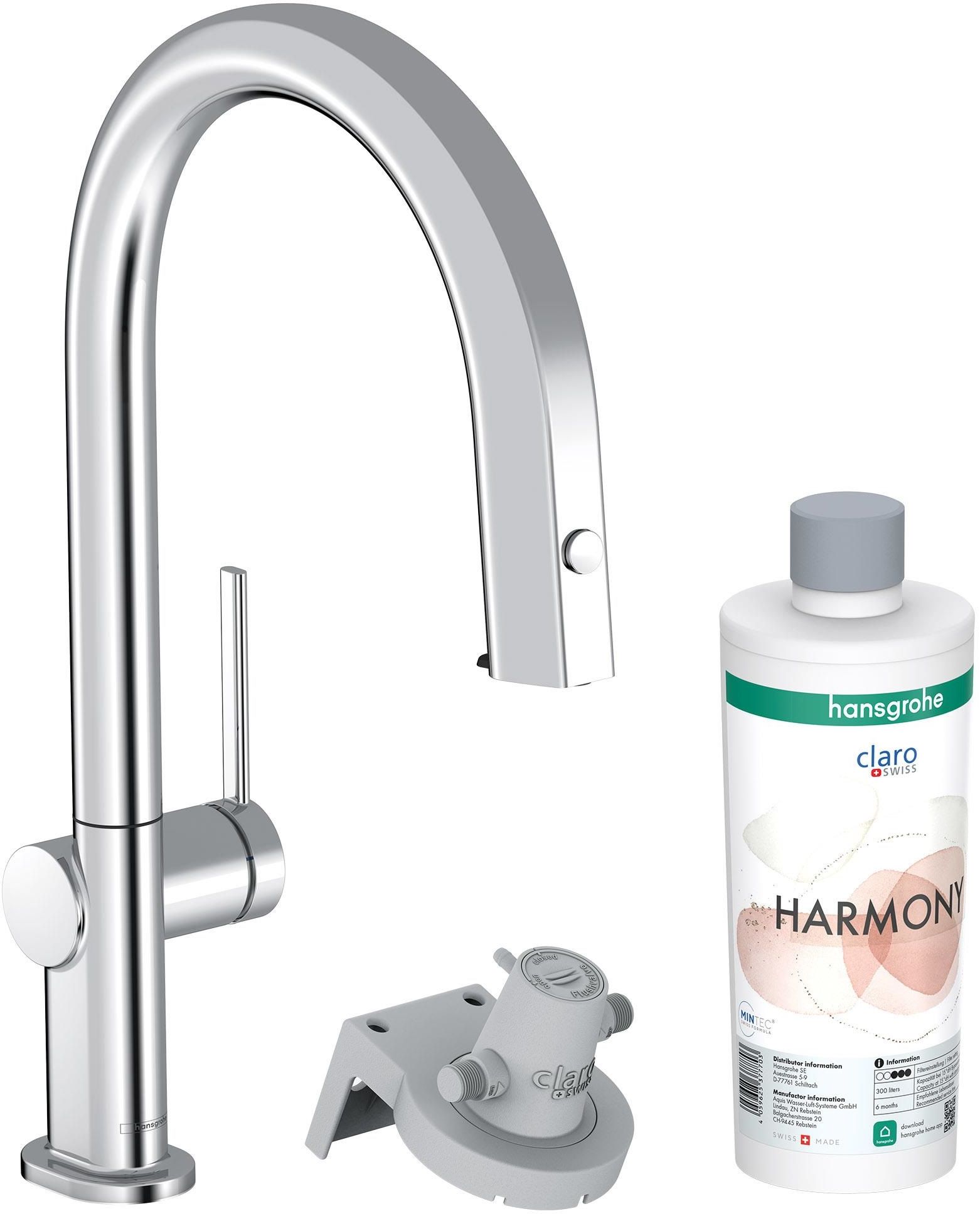 Hansgrohe Aqittura M91 kuchyňská baterie s filtrem stojící chrom 76800000