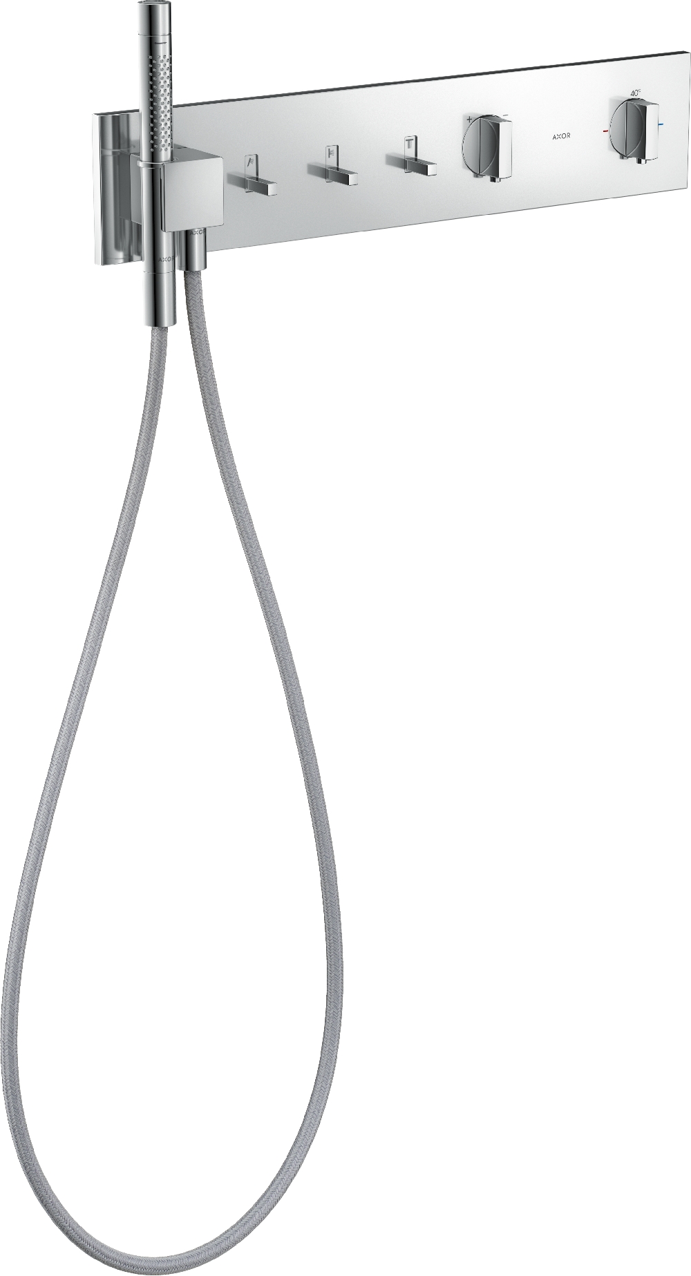 Axor ShowerComposition vanová baterie pod omítku s termostatem chrom 12572000