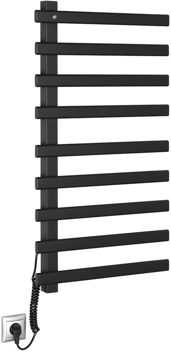 Sapho Elcor elektrický radiátor 92x48 cm černá EB460