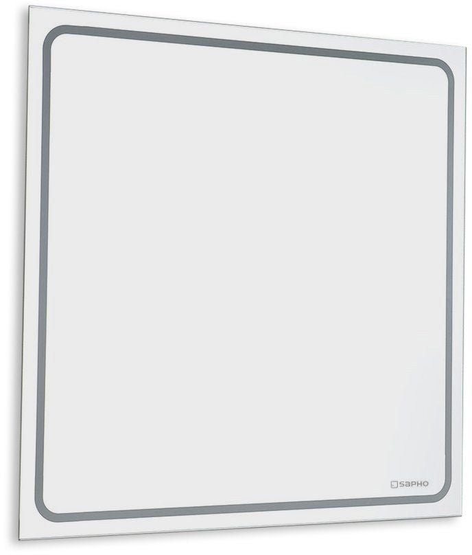 Sapho Gemini zrcadlo 90x90 cm čtvercový s osvětlením GM092