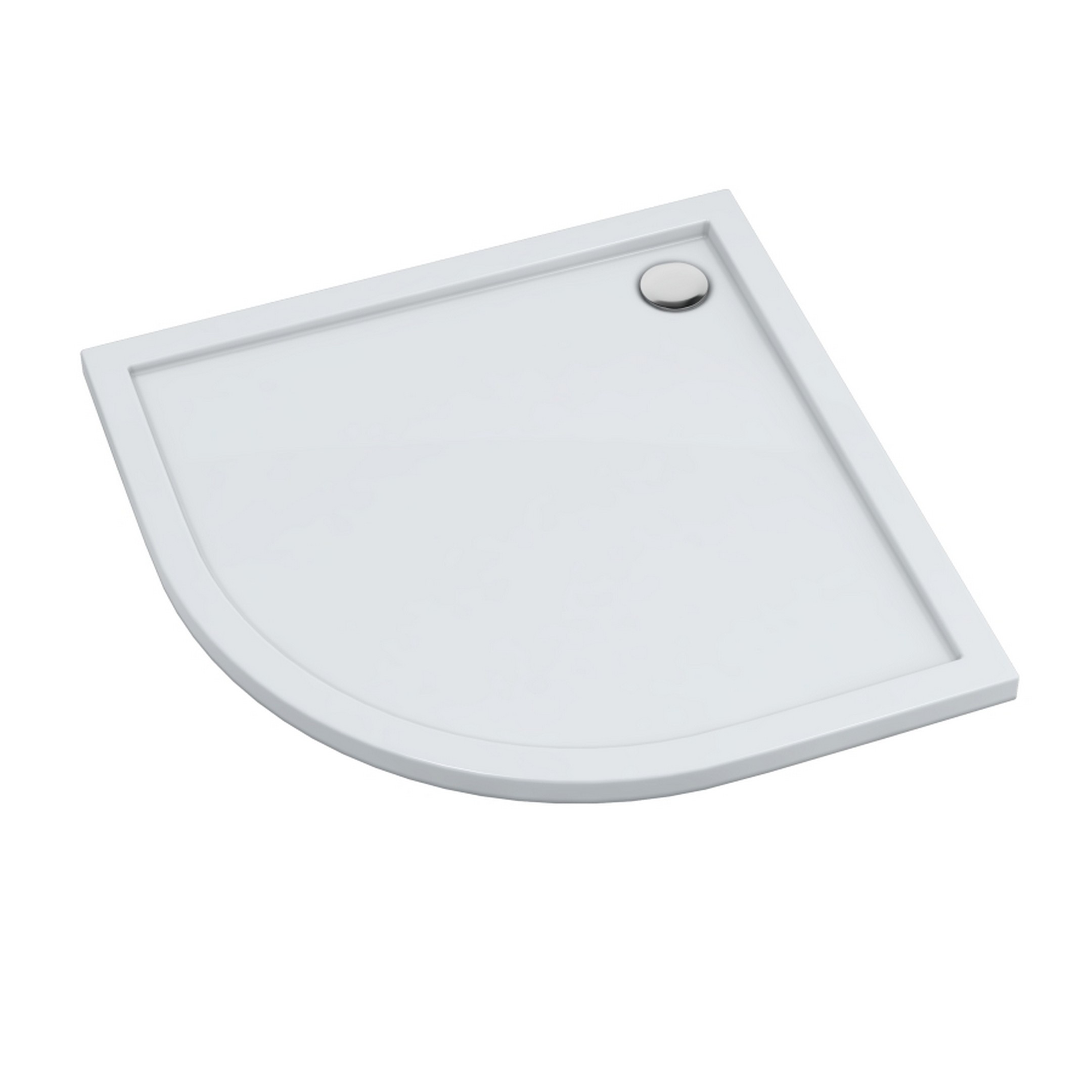 Schedline Sharper půlkruhová sprchová vanička 90x90 cm bílá 3S.S1O-9090