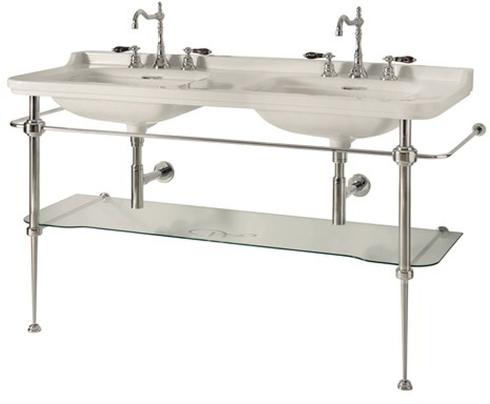 Kerasan skříňka 150x55x cm pod umyvadlo stojící chrom 9195k1