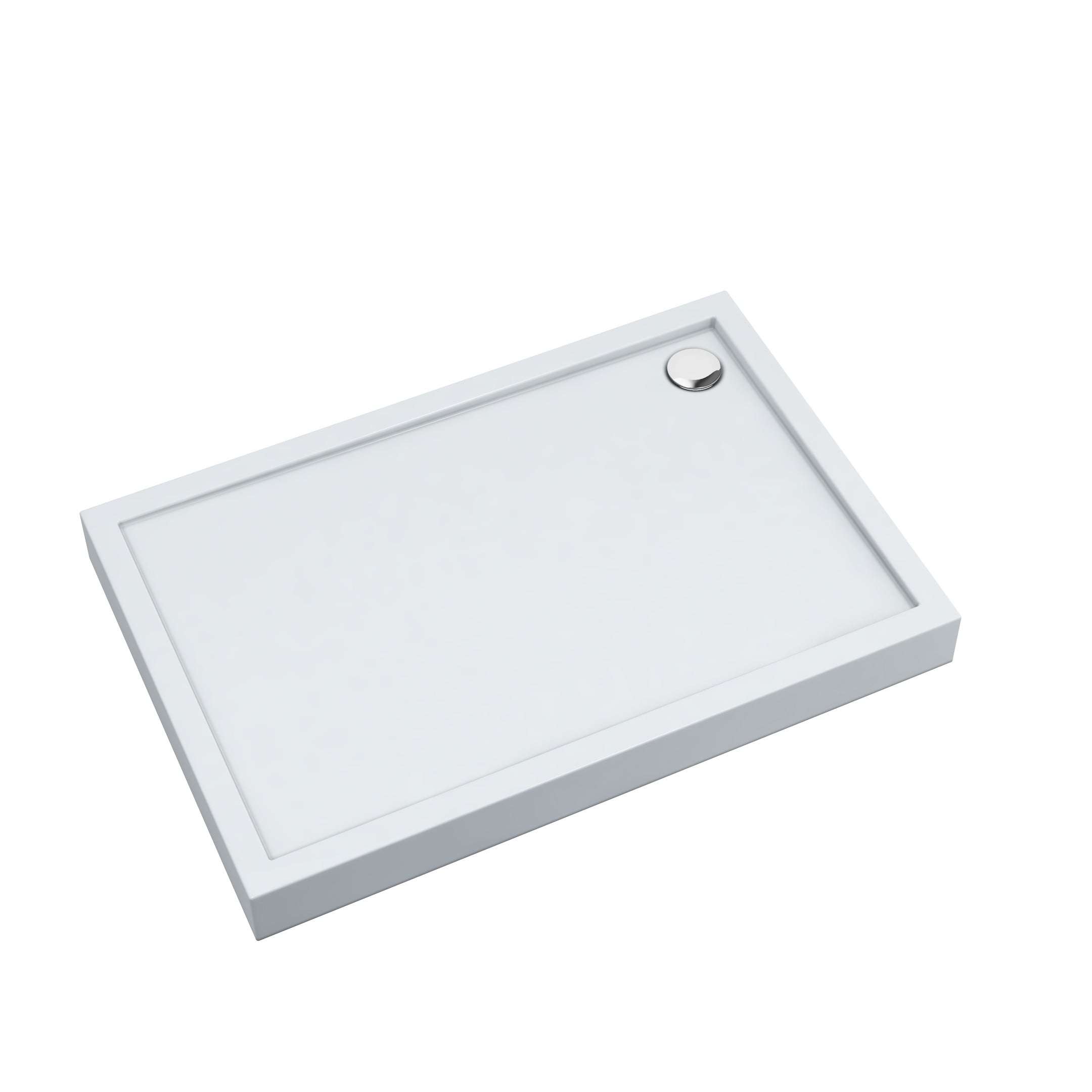 Schedline Cameron Smooth White obdélníková sprchová vanička 120x80 cm bílá 3ST.C1P-80120