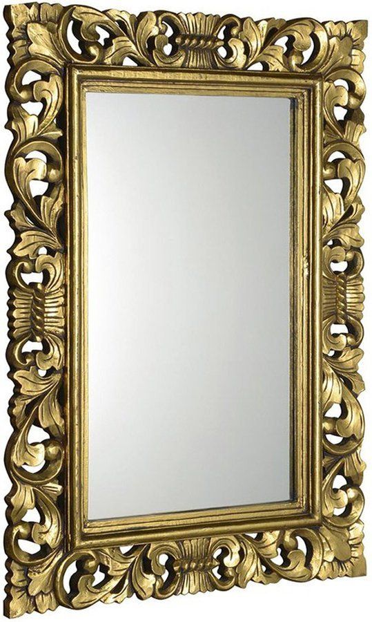 Sapho Scule & Samblung zrcadlo 80x120 cm obdélníkový zlatá IN316