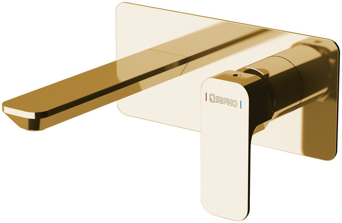 Sapho Spy umyvadlová baterie pod omítku zlatá PY08/17