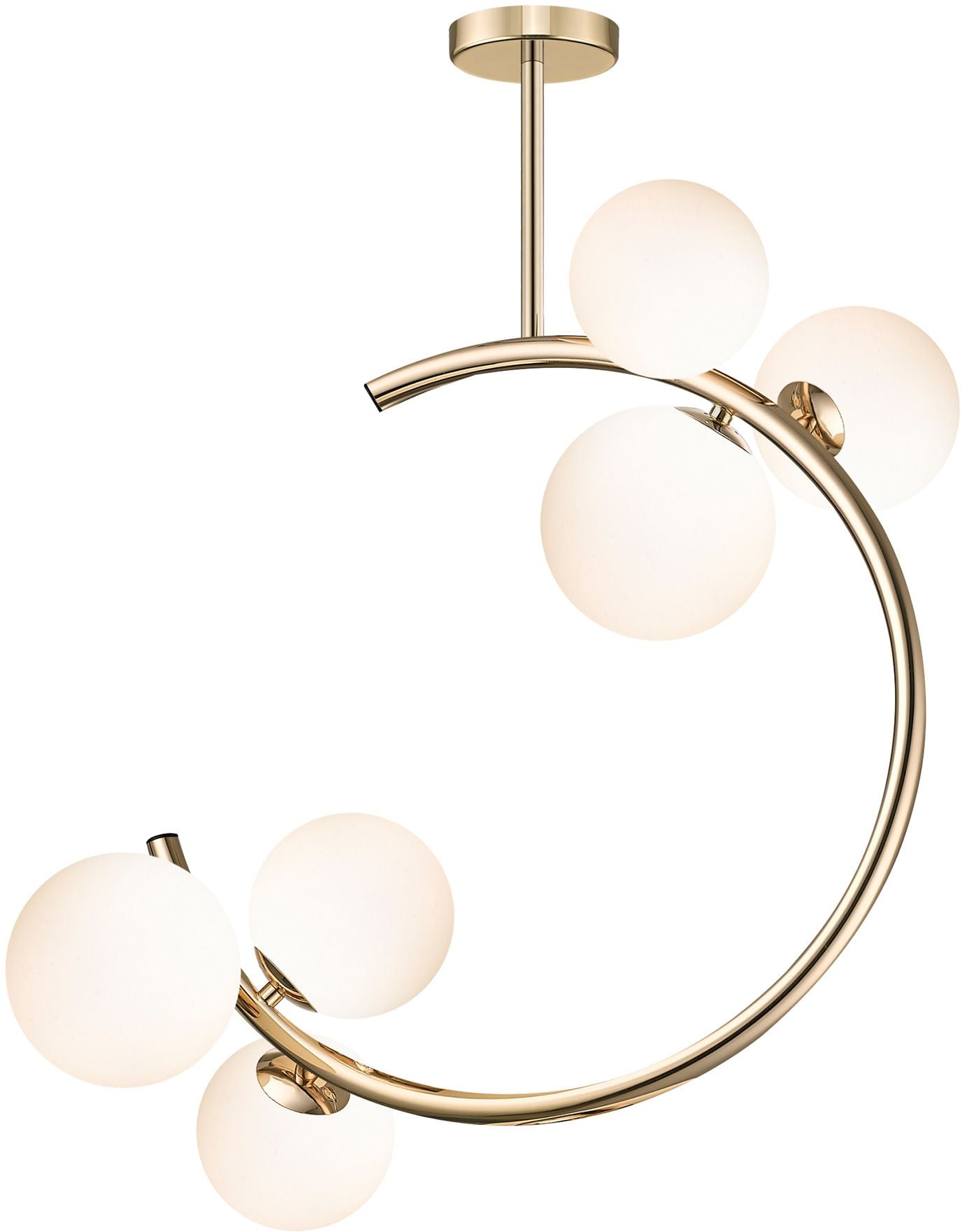 Zuma Line Molecule stropní světlo 6x33 W bílá-zlatá C0454-06Q-F7AA