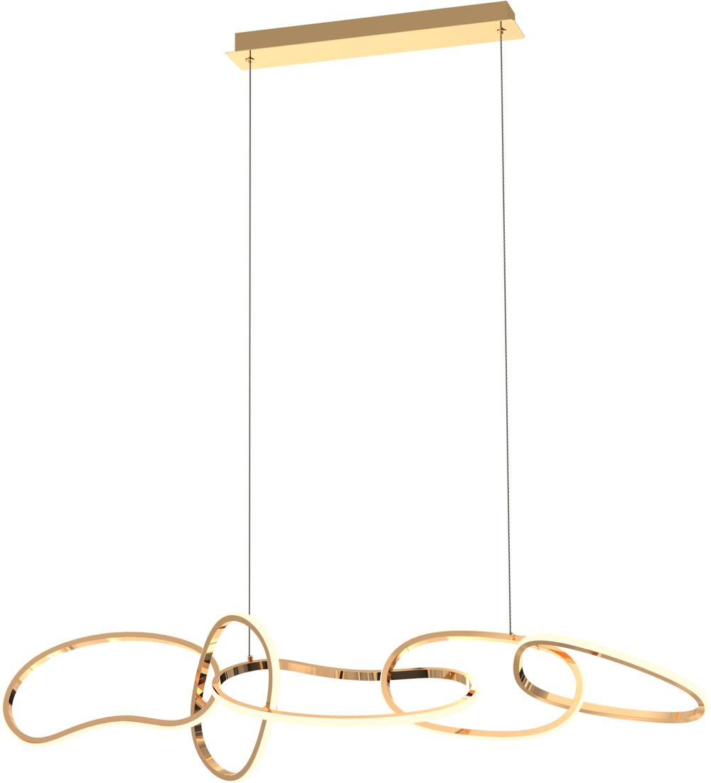 Zuma Line Cholet závěsné svítidlo 1x56 W zlatá MD7361-5A-EGT