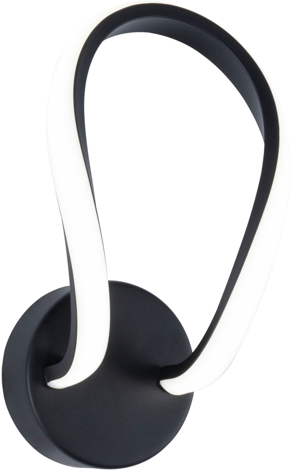 Zuma Line Erda nástěnné svítidlo 1x8 W černá 19600W-BK