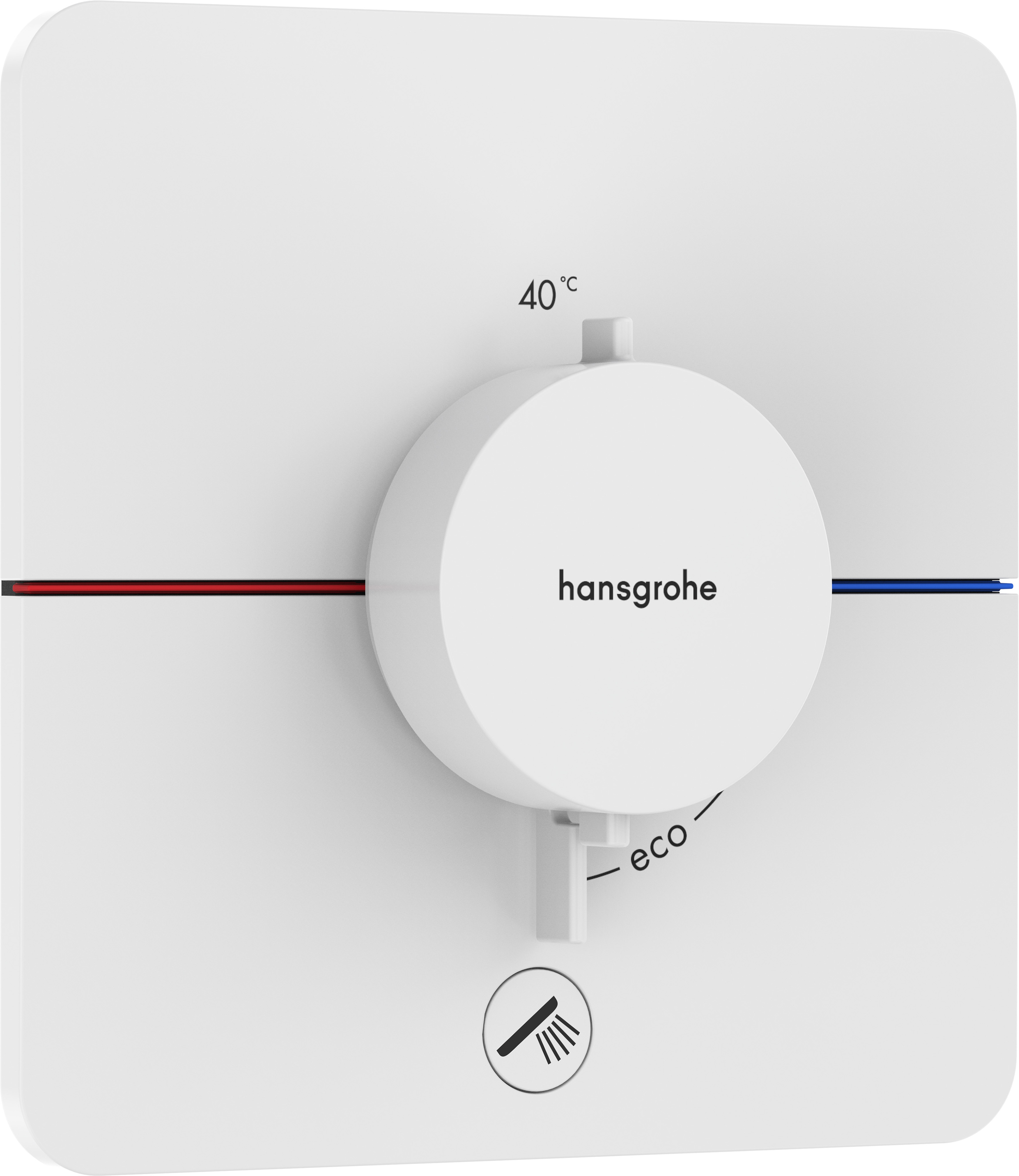 Hansgrohe ShowerSelect Comfort Q sprchová baterie pod omítku s termostatem bílá 15589700