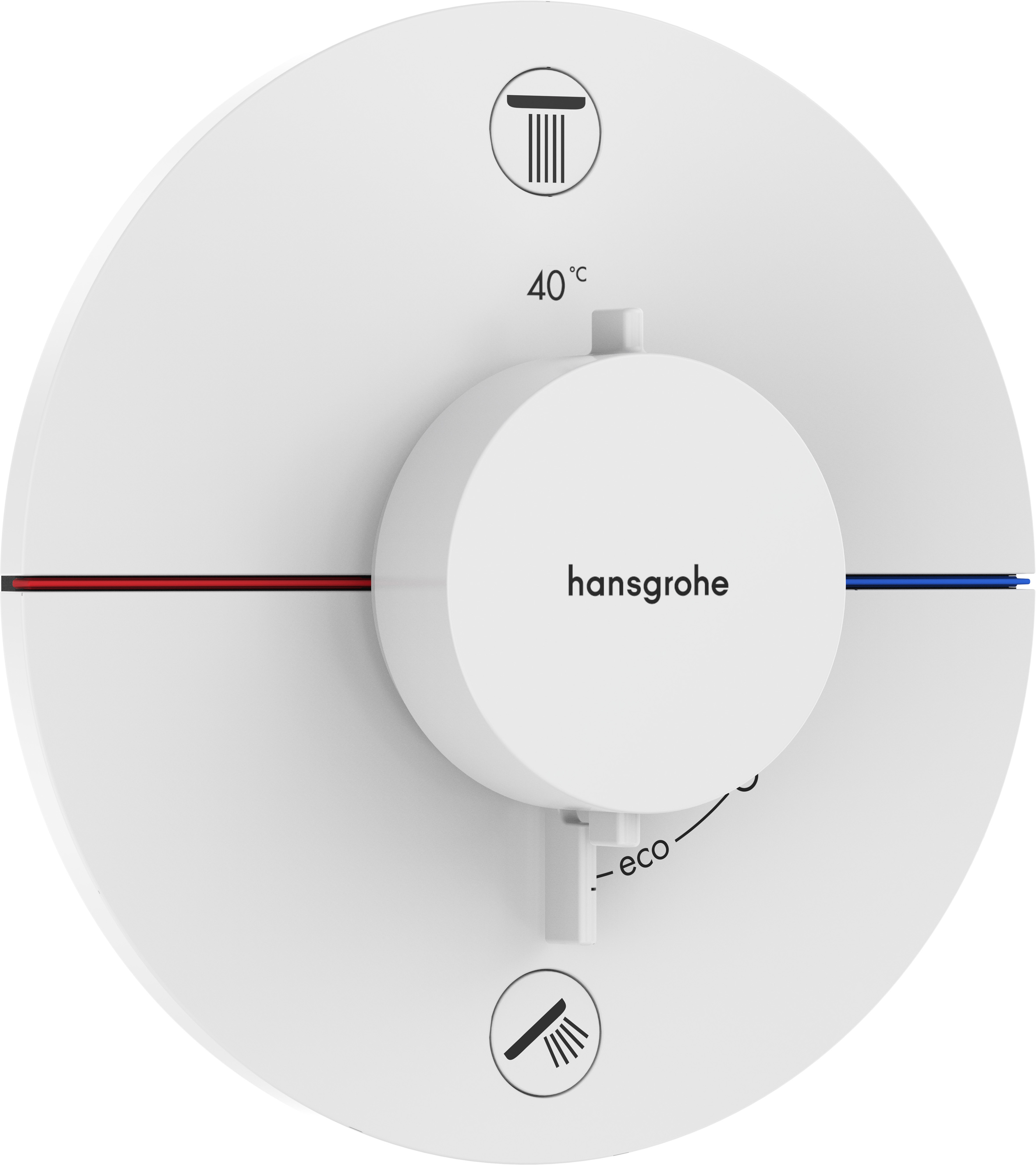 Hansgrohe ShowerSelect Comfort S vanová baterie pod omítku ano bílá 15554700