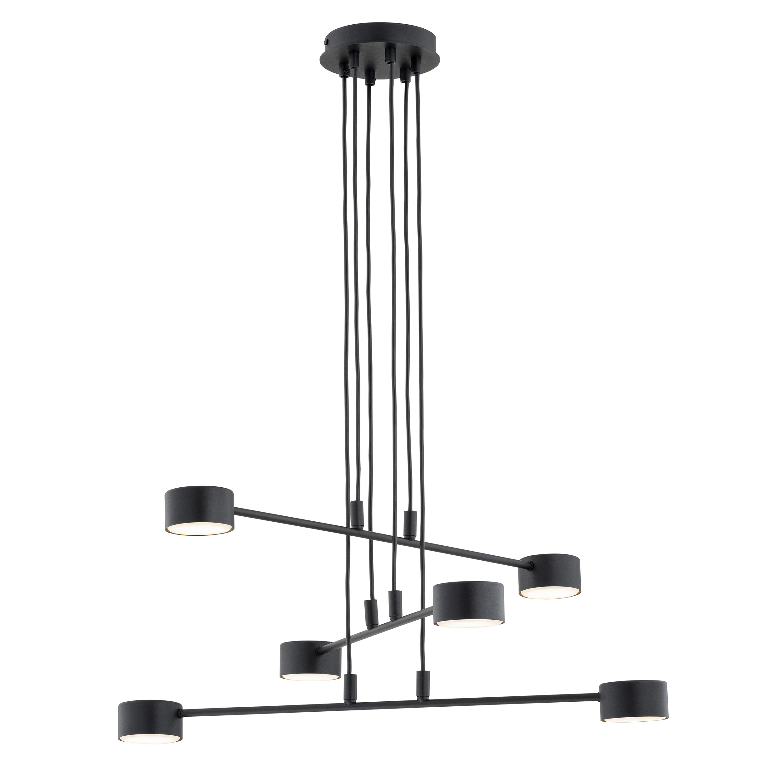 Emibig Modus závěsné svítidlo 6x12 W černá 1339/6