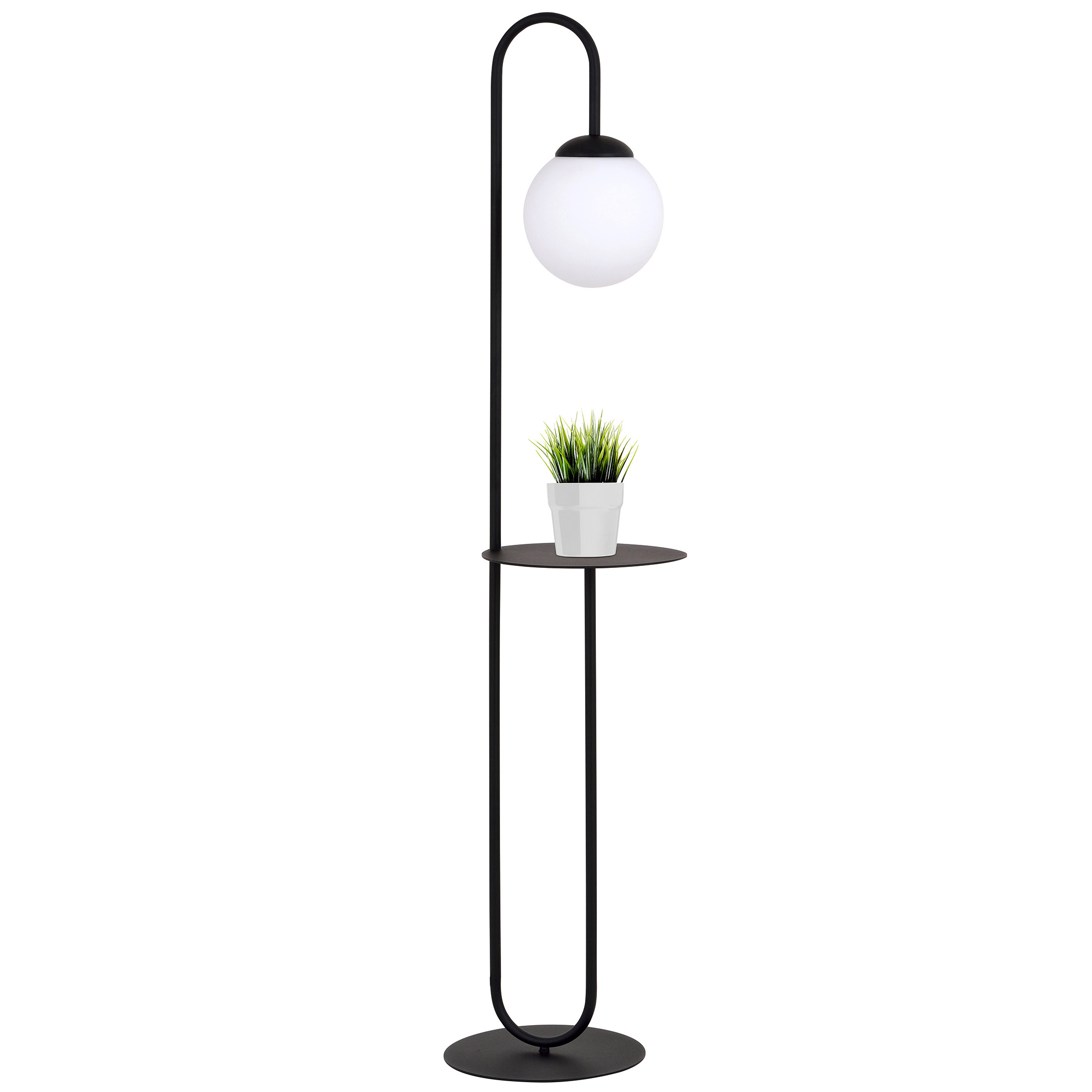 Emibig Bari stojací lampa 1x10 W černá 1235/LP1