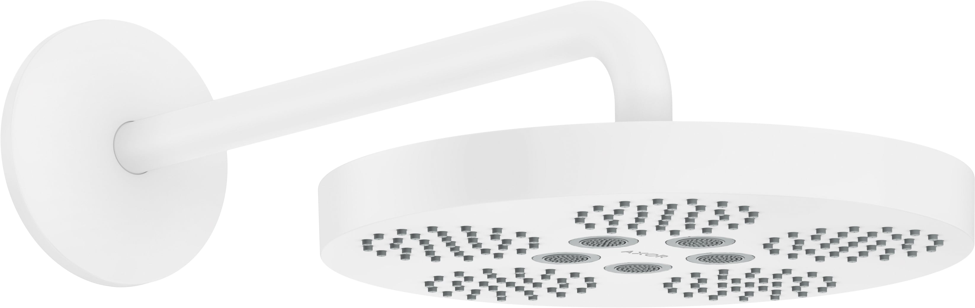 Axor One hlavová sprchá s ramenem 28.2x28.2 cm kulatý bílá 48491700